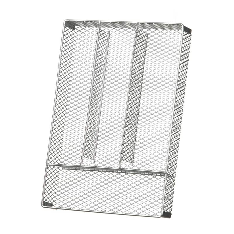 ClosetMaid White Stainless Steel Drawer Utensil Organizer