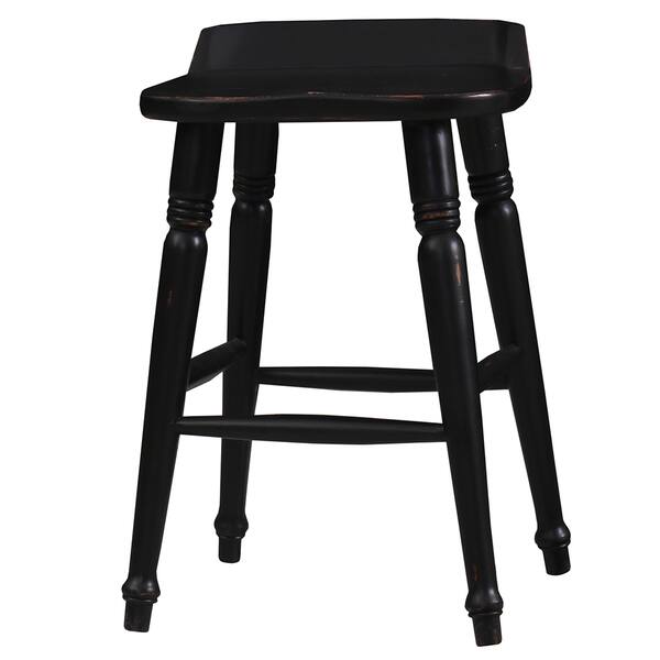 Bramble Tractor Mahogany Counter Stool Black Distressed Bed