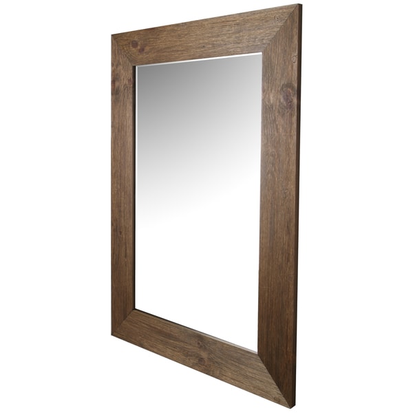 24x36 wood 2024 framed mirror