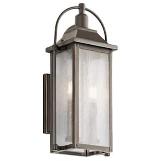 Kichler Lighting Harbor Row Collection 2-light Olde Bronze Outdoor Wall Lantern