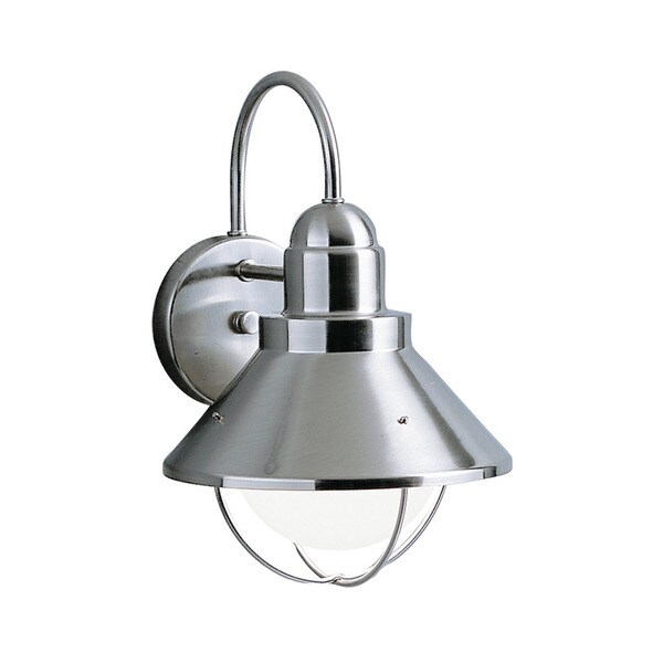 kichler outdoor lighting reviews 2018 kichler lighting seaside collection 1light brushed nickel outdoor wall lantern shop kichler outdoor lighting reviews 2018 kichler lighting seaside collection 1light brushed nickel outdoor wall lantern shop