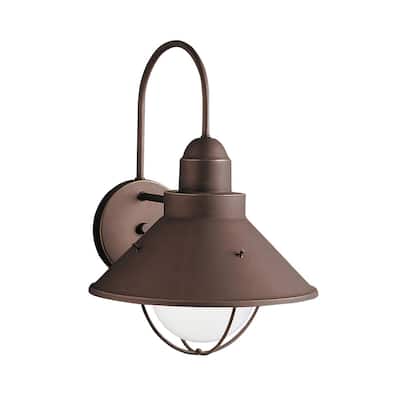Kichler Lighting Seaside Collection 1-light Olde Bronze Outdoor Wall Lantern