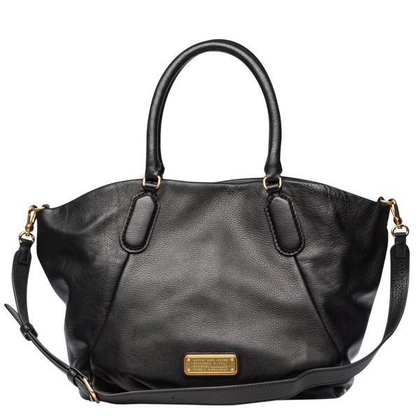 Shop Marc By Marc Women's New Q Fran Black Leather Top-Handle Shoulder ...