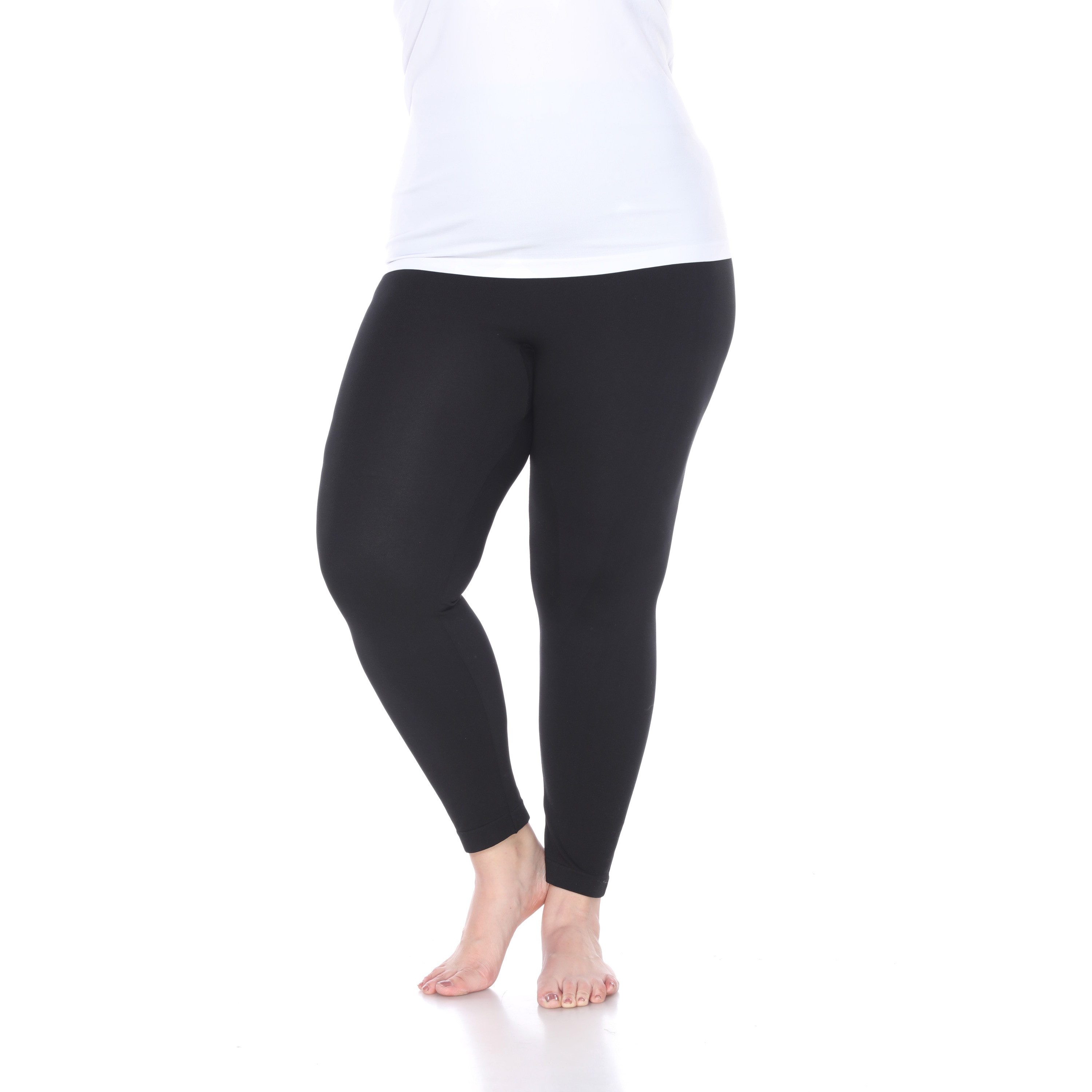 Polyester And Spandex Plus Size Leggings
