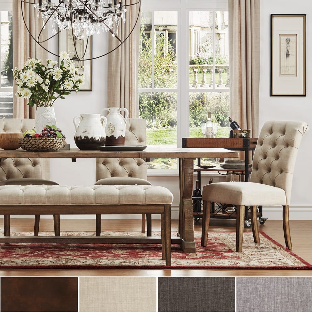 Paloma Reclaimed Wood Rectangular Dining Set by iNSPIRE Q Artisan