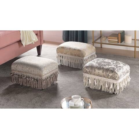 Jennifer Taylor Fiona Traditional Decorative Footstool