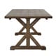 preview thumbnail 4 of 8, Paloma Rustic Reclaimed Wood Trestle Farm Table by iNSPIRE Q Artisan