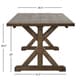 preview thumbnail 9 of 8, Paloma Rustic Reclaimed Wood Trestle Farm Table by iNSPIRE Q Artisan