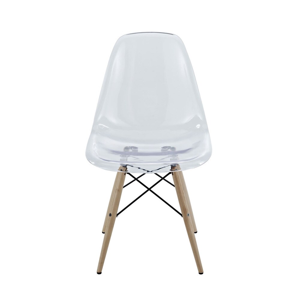 Modway  Pyramid Beech Wood/Acrylic Dining Chair (Clear)