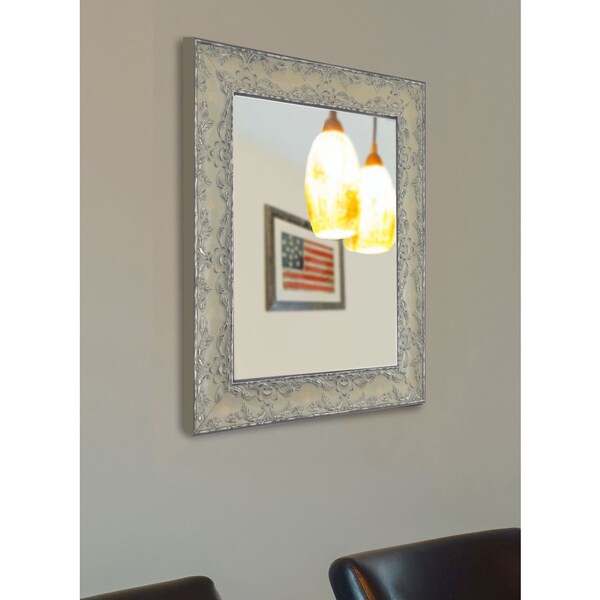 American Made Rayne Maclaren Pewter Vanity Wall Mirror Free Shipping