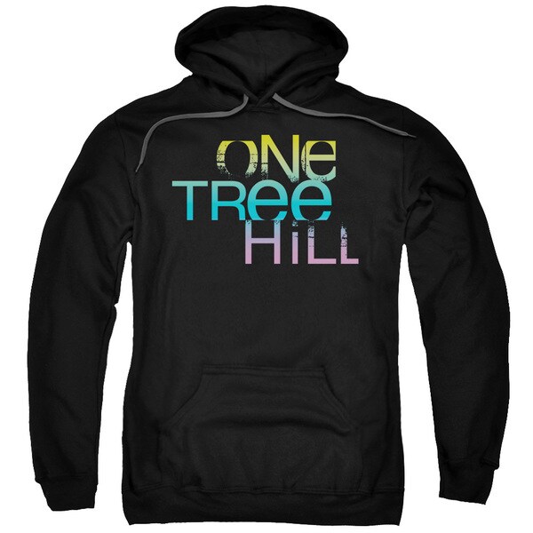 One Tree Hill/Color Blend Logo Adult Pull-Over Hoodie in Black - Free ...