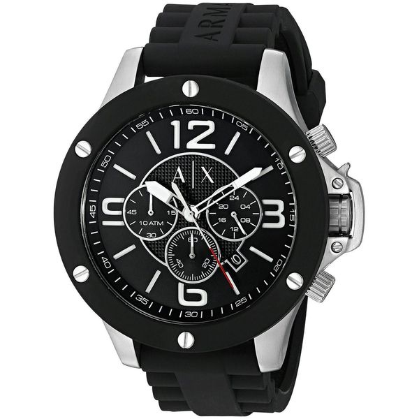 armani silicone watch