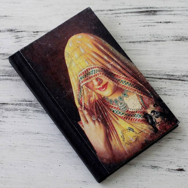 Handmade Paper 'Ghoonghat Muse' Journal (India)
