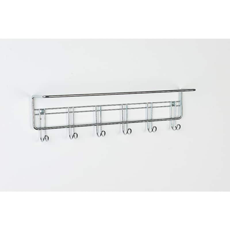 ClosetMaid Chrome 6-hook Towel Rack