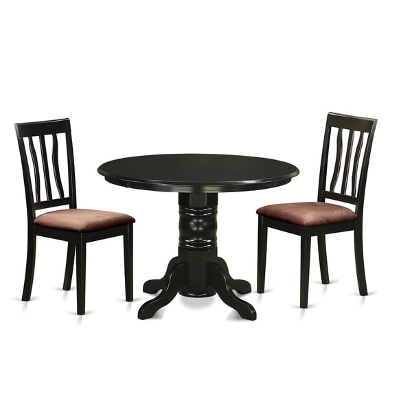 SHAN3 BLK C 3 Piece Dinette Table Set Small Kitchen Table And 2 Dining Chairs 03c42946 472a 43fd Ae13 66e9786da67f 600 