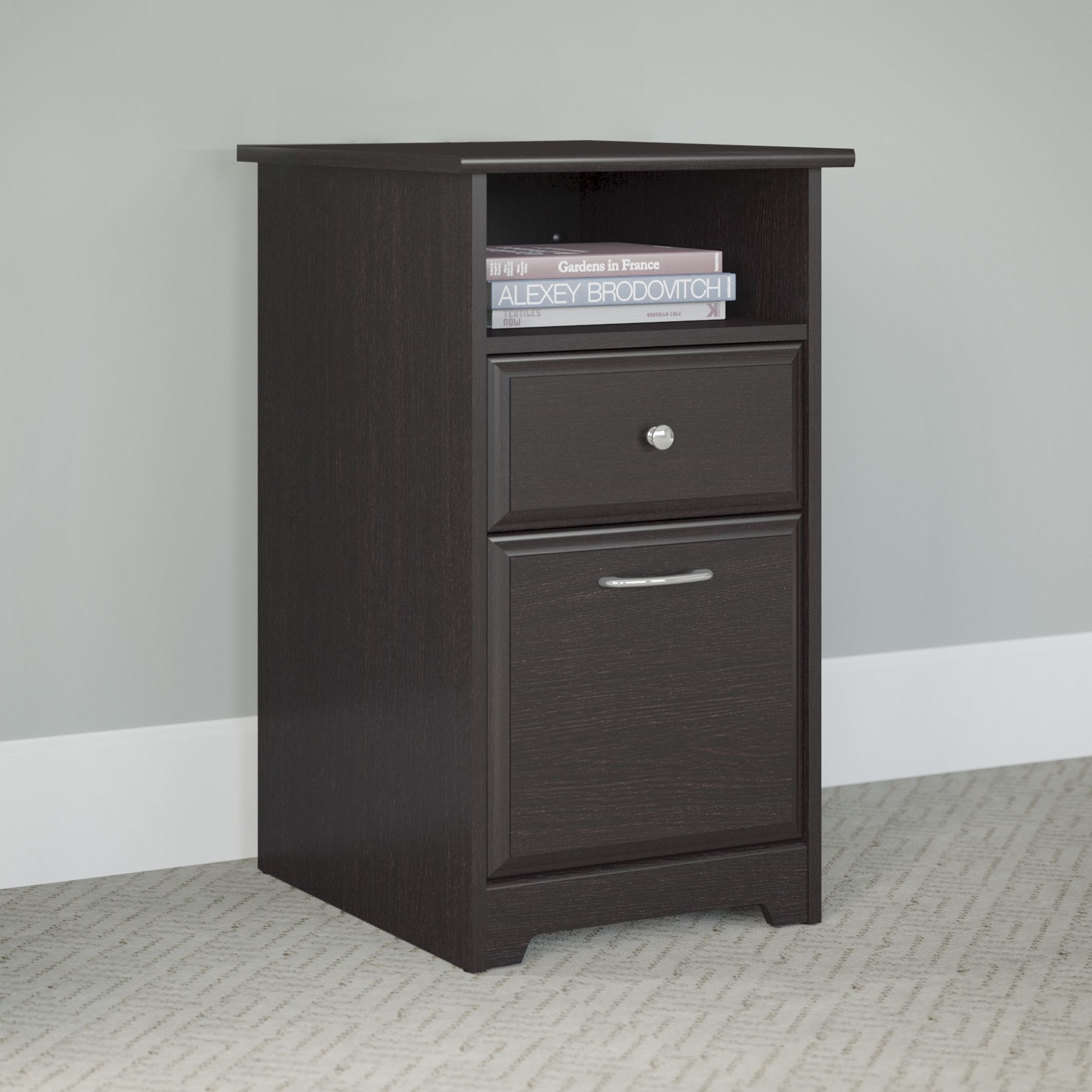 Shop Copper Grove Daintree Espresso Oak 2 Drawer File Cabinet Overstock 20340264