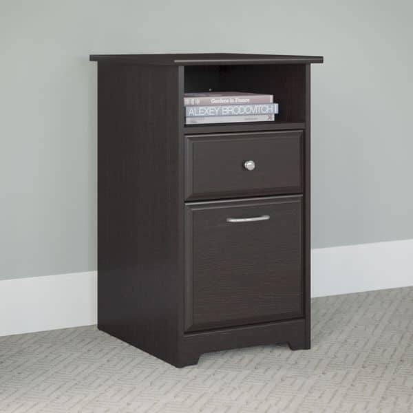 Shop Copper Grove Daintree Espresso Oak 2 Drawer File Cabinet