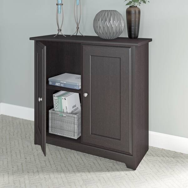 Shop Copper Grove Daintree Espresso Oak Writing Desk Low Storage