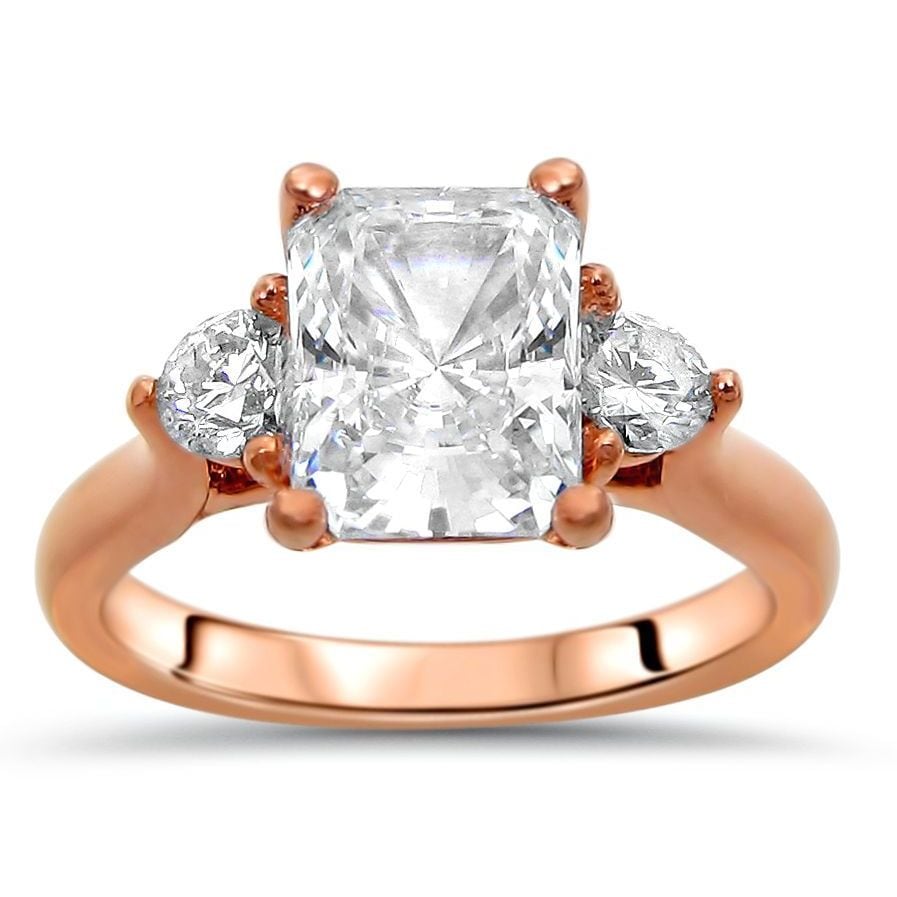 cushion cut diamond rings