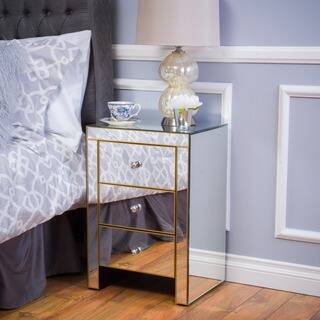 Stainless Steel Filing Cabinets File Storage Online At Segundo Three Drawer Mirrored End Table By Christopher Knight Home