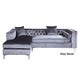 preview thumbnail 82 of 100, Chic Home Monet Button-tufted Sectional Sofa