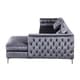 preview thumbnail 52 of 100, Chic Home Monet Button-tufted Sectional Sofa