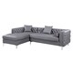 preview thumbnail 97 of 100, Chic Home Monet Button-tufted Sectional Sofa