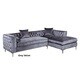 preview thumbnail 77 of 100, Chic Home Monet Button-tufted Sectional Sofa