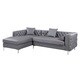 preview thumbnail 58 of 100, Chic Home Monet Button-tufted Sectional Sofa