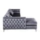 preview thumbnail 24 of 100, Chic Home Monet Button-tufted Sectional Sofa