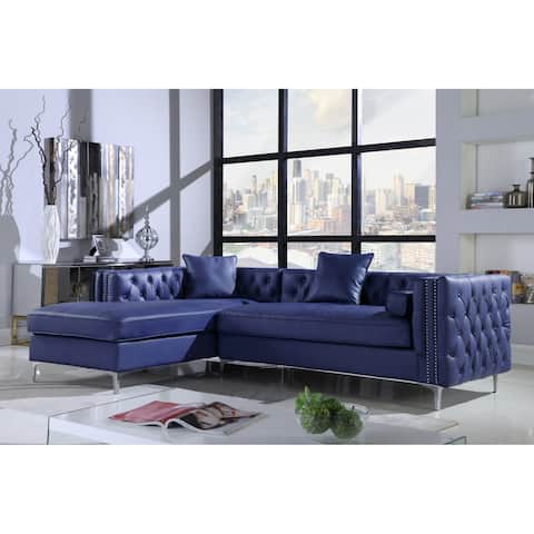 Chic Home Monet Button Tufted Sectional Sofa