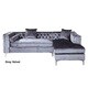 preview thumbnail 76 of 100, Chic Home Monet Button-tufted Sectional Sofa