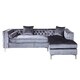 preview thumbnail 50 of 100, Chic Home Monet Button-tufted Sectional Sofa