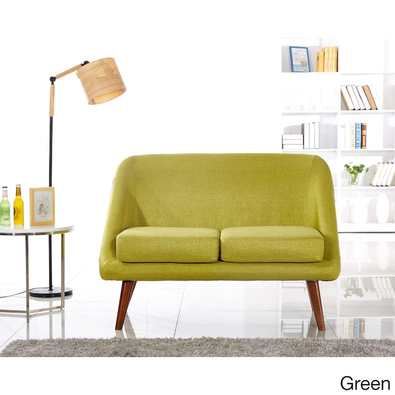 Modern Fabric Loveseat