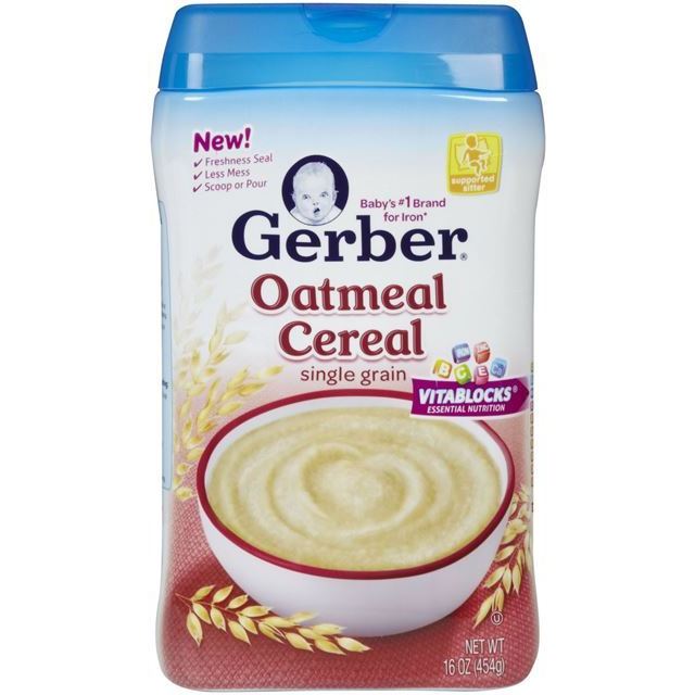 gerber single grain oatmeal
