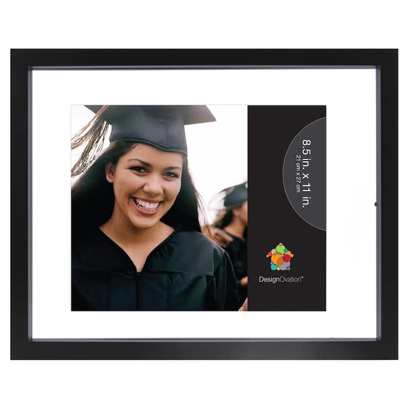 Black Wood Gallery Document Frame (Pack of 4)