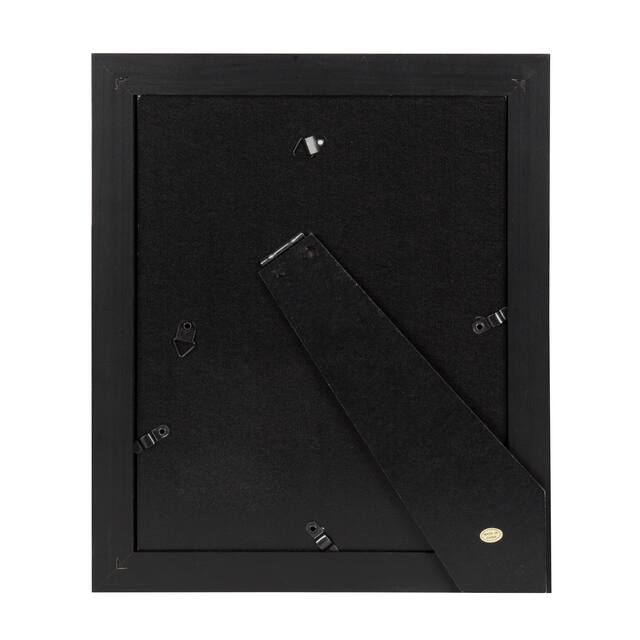 Casual Distressed Black Wood Picture Frame (Set of 6)