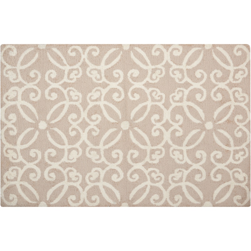 Nourison Decor Urban Medallion Area Rug - 2' 6" x 3' 10" - Beige - Rectangle