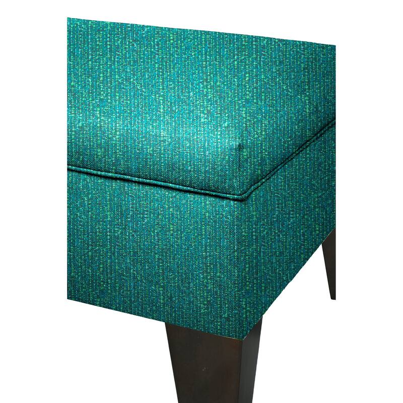 MJL Furniture Brooklyn Upholstered Square Storage Ottoman