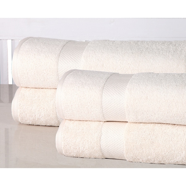 Elegance Spa Oversized Luxurious Cotton 550 GSM Bath Sheets (Set of 4 ...