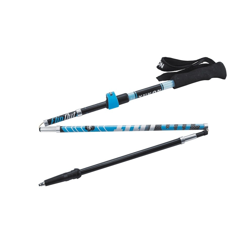overextended trekking pole