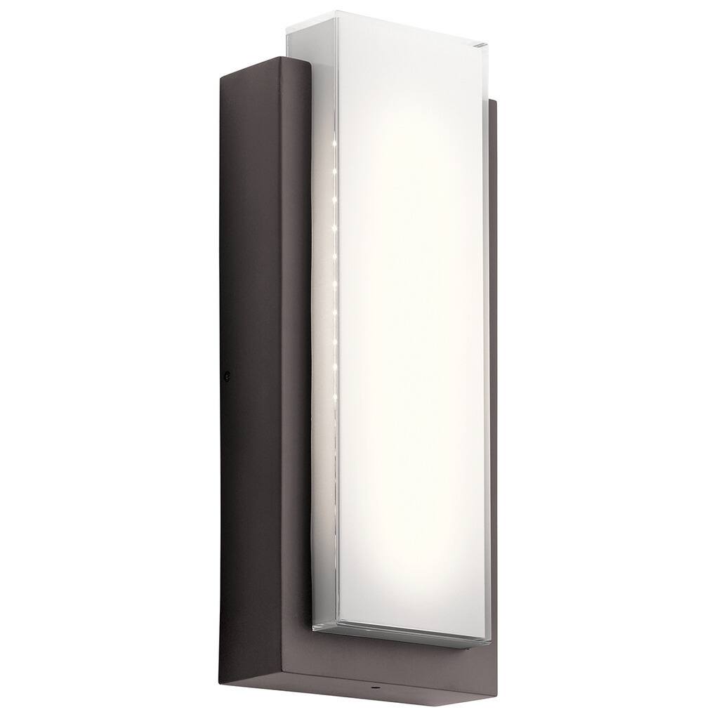 Kichler Lighting Dahlia Collection 2-light Architectural Bronze LED Outdoor Wall Sconce