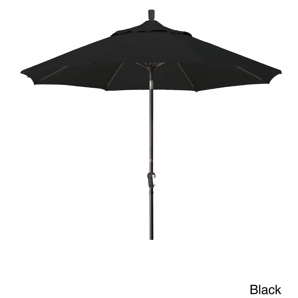 North Bend 9-foot Sunbrella Crank Open Auto-tilt Bronze Patio Umbrella by Havenside Home