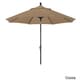 preview thumbnail 15 of 28, North Bend 9-foot Sunbrella Crank Open Auto-tilt Bronze Patio Umbrella by Havenside Home Cocoa