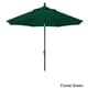 preview thumbnail 18 of 28, North Bend 9-foot Sunbrella Crank Open Auto-tilt Bronze Patio Umbrella by Havenside Home Forest Green