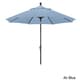 preview thumbnail 6 of 28, North Bend 9-foot Sunbrella Crank Open Auto-tilt Bronze Patio Umbrella by Havenside Home Air Blue
