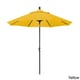 preview thumbnail 23 of 28, North Bend 9-foot Sunbrella Crank Open Auto-tilt Bronze Patio Umbrella by Havenside Home Sunflower Yellow