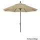 preview thumbnail 16 of 28, North Bend 9-foot Sunbrella Crank Open Auto-tilt Bronze Patio Umbrella by Havenside Home Antique Beige