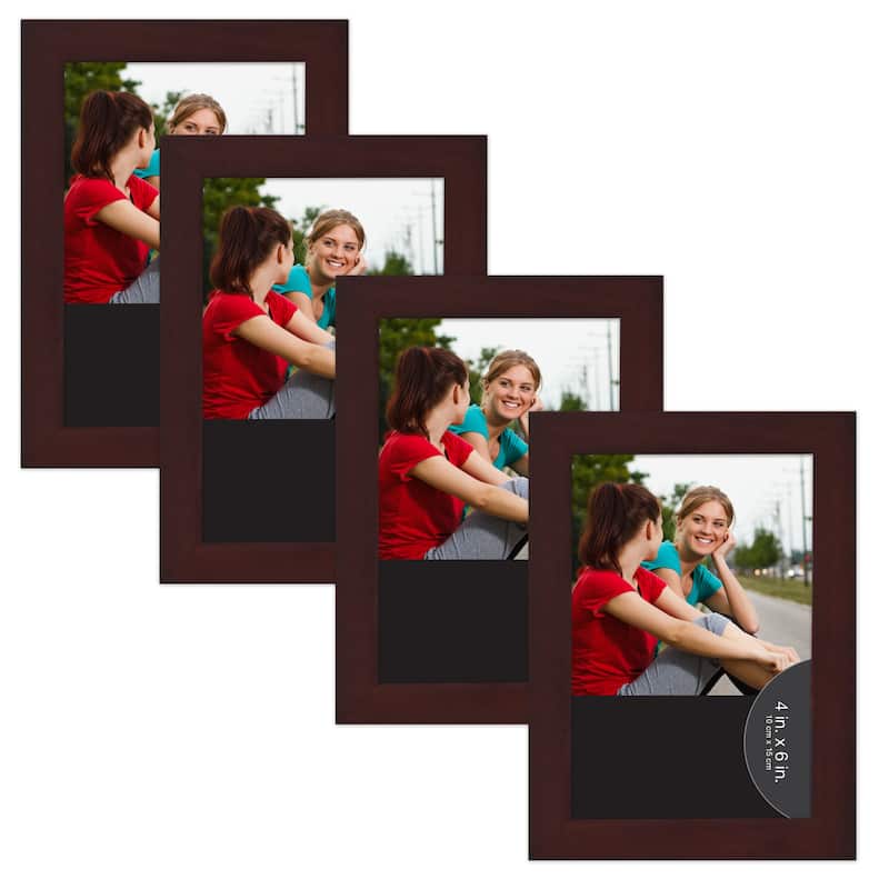 Wood Gallery Picture Frames (Pack of 4)