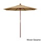 preview thumbnail 21 of 21, Port Lavaca 7.5ft Round Wood Umbrella by Havenside Home, Base Not Included